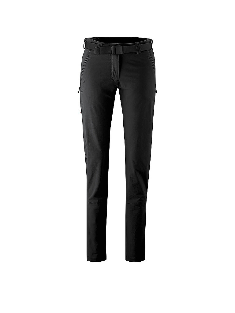 Maier Sports Pantalon de randonnée slim Lana pour femmes noir   40 4
